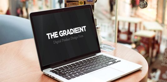 the gradient