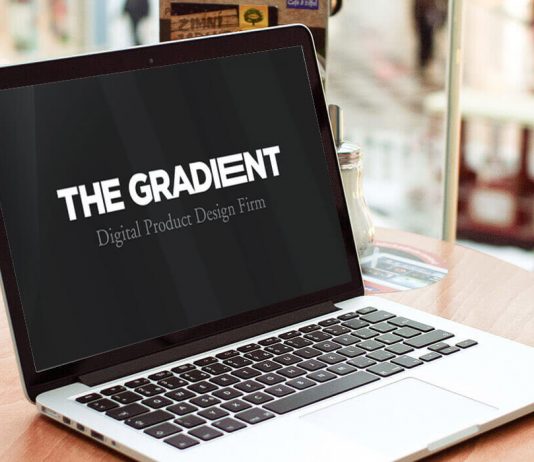 the gradient