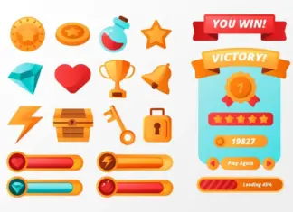 Game UX design showcasing interactive gaming interface for improved player experience.