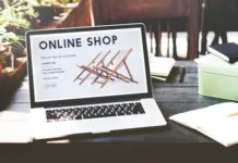 E-Commerce UX: Boosting Shopping Experiences Online shopping experience with e-commerce concept for shopaholics, showcasing digital shopping on a laptop with shopping carts and products.