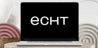 Studio Echt Studio Echt's branding and design services showcased in a digital mockup