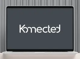Konnected Solutions logo and website design interface
